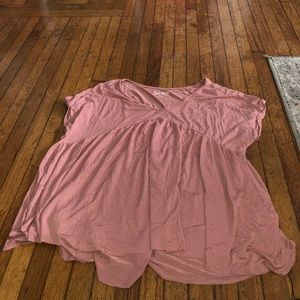 3/$15 Short sleeve pink top